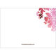 Pink Watercolor Damask Folded Place Cards Image 2 of 5